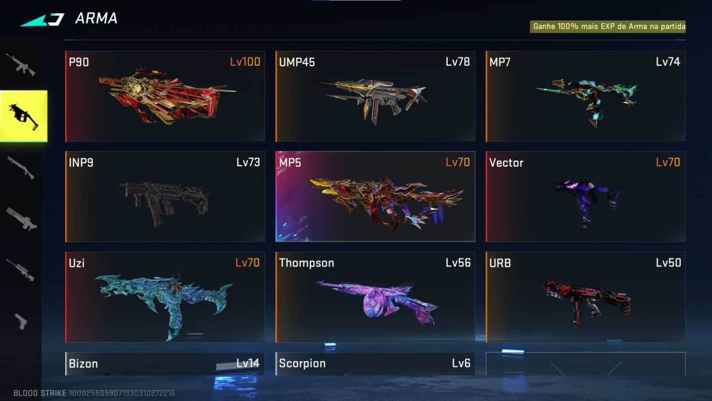 CONTA BLOOD STRIKE COM EVO, SKINS DESEJADAS E ETC
