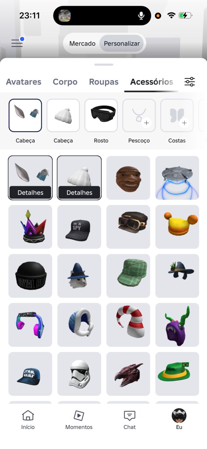 Conta Roblox com 1K De Robux