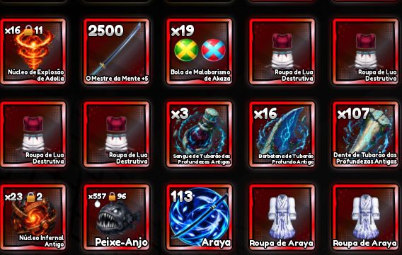( Vergil SET) Legacy Piece - Sets e itens!