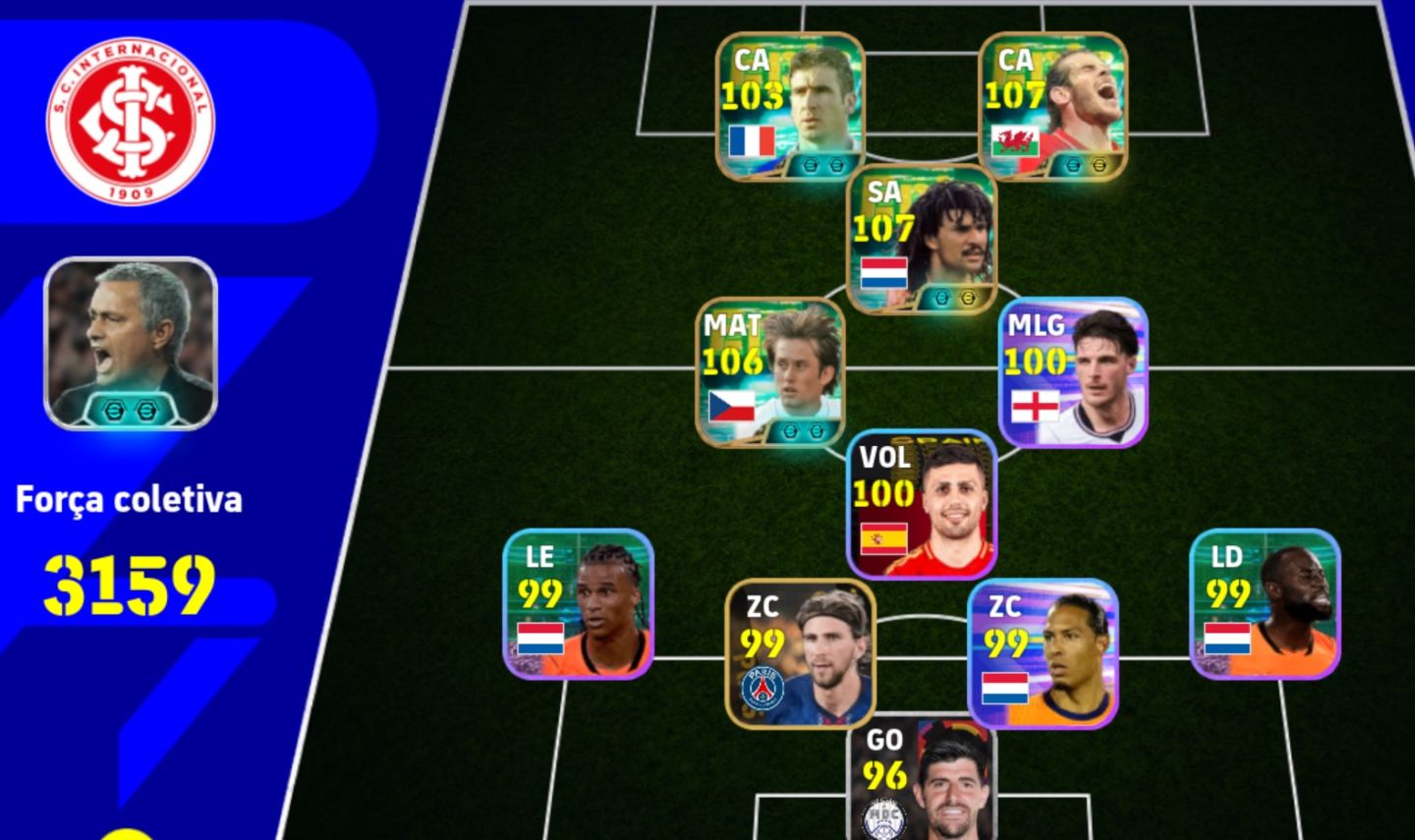 Conta Efootball com Gullit + Bale + Rosicky