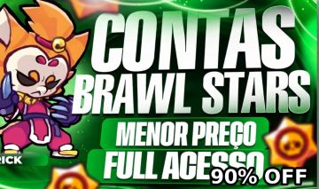 CONTAS BRAW STARS MENOR PREÇO FULL ACESSO/90%OFF!