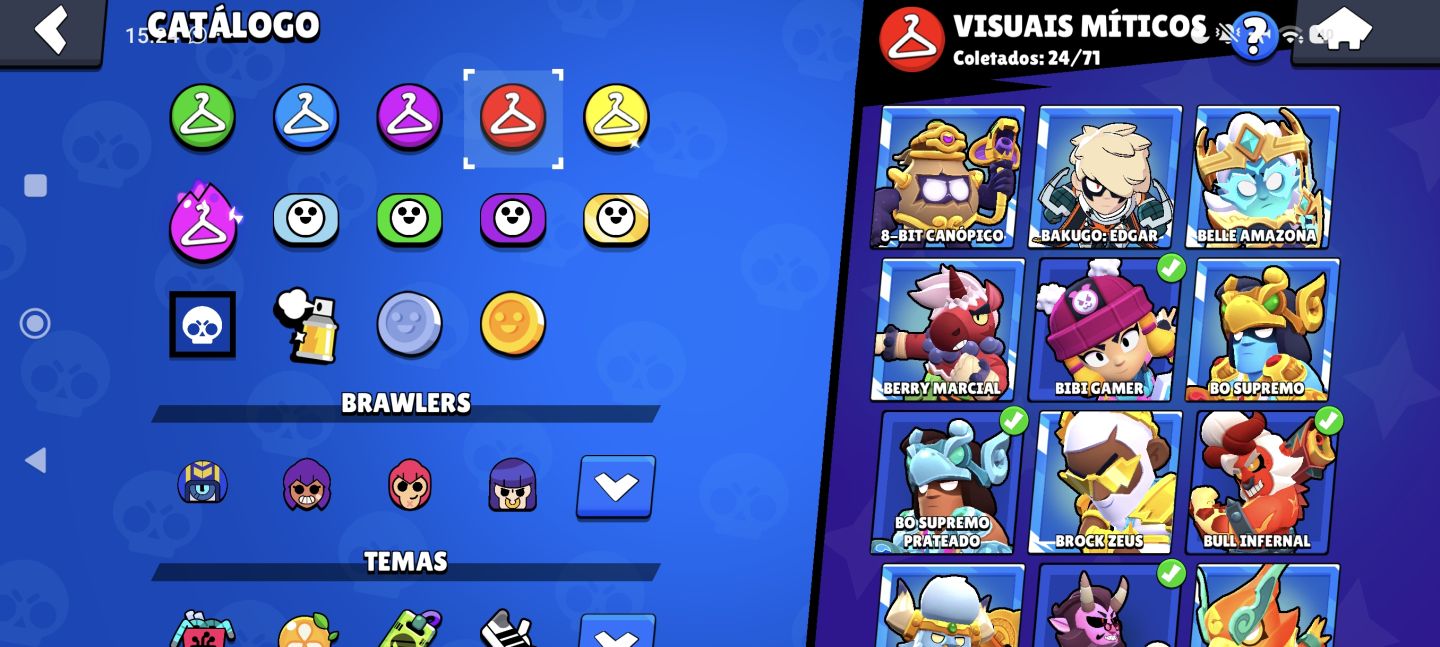 CONTA DE BRAWL STARS COM 115K DE TROFÉUS!!!