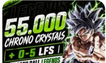 51.000+Cristal Contas Dragon Ball Legends - Apenas Android