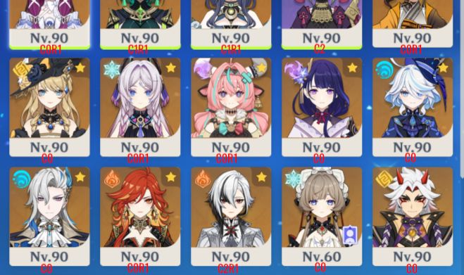 Conta AR60, todos os endgames 24 T5 e 49 T4, 23 armas T5