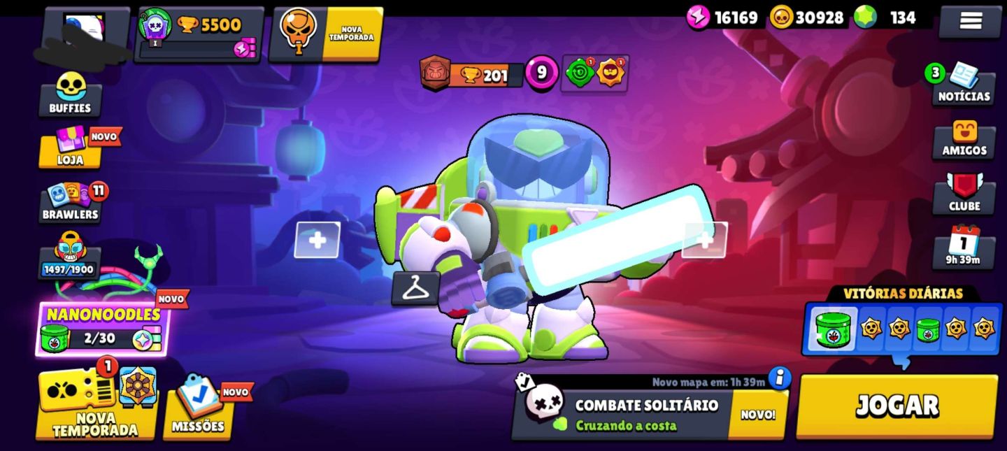 CONTA BRAWL STARS DE 2022 DIVERSOS RECURSOS!