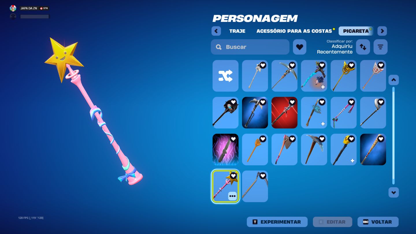 Conta fortnite competitivo, skins cleans, emote raro, picaretas cleans 300+ skin