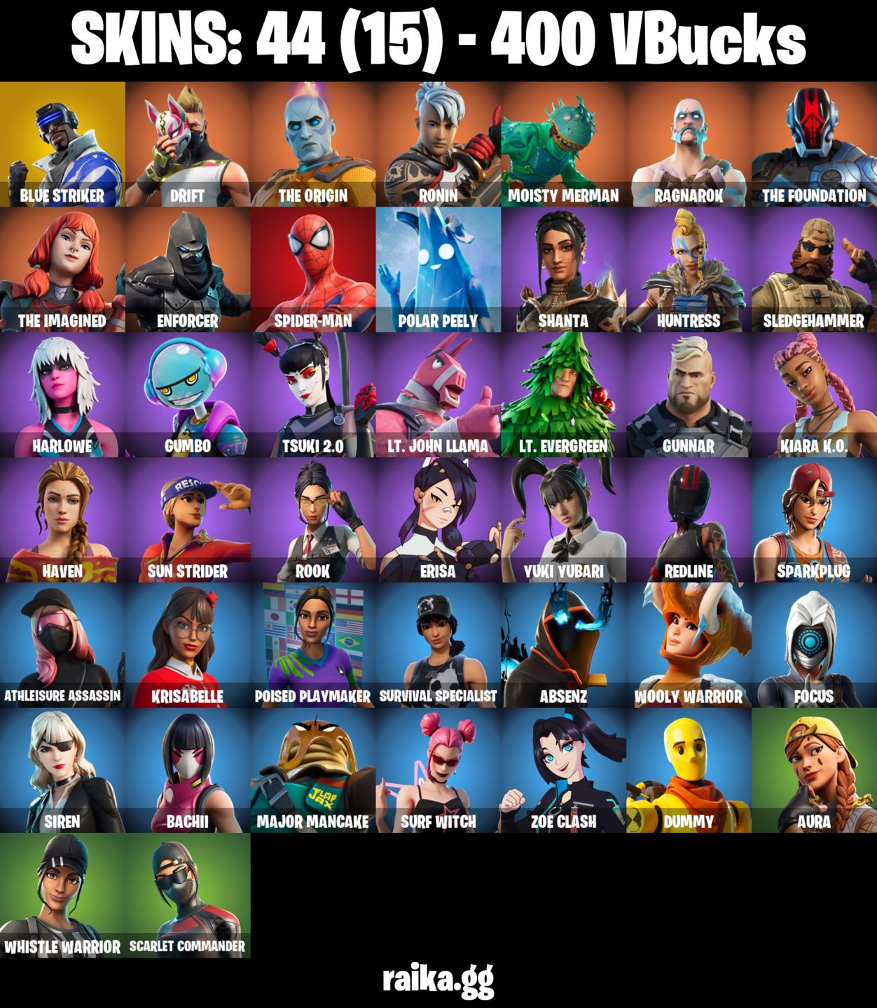 Conta fortnite+44 skins+atemporal+segura