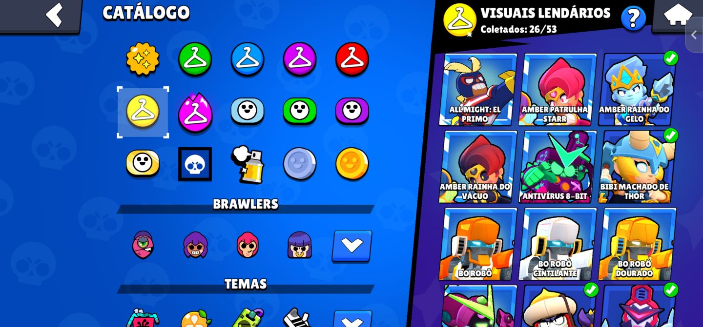 Conta Brawl nivel competitivo