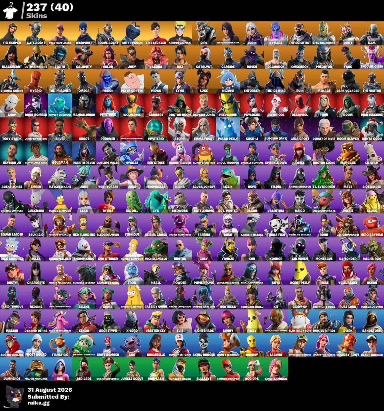 CONTA FORTNITE RARA +200 SKINS, SALVE O MUNDO(COM V- BUCKS)