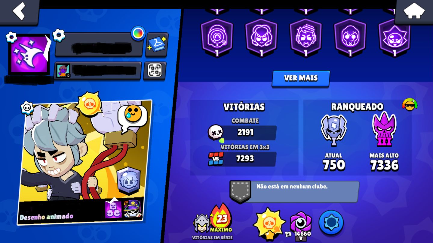 49K+ | 104 BRAWLERS | 73 HIPERCARGAS | 71 PODER 11 | CONTA 2019