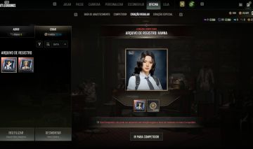 CONTA PUBG COM 1 PROGRESSIVA E 2 PERSONAGENS PROGRESSIVAS