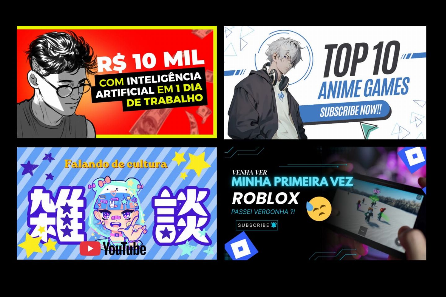 DESIGNER PROFISSIONAL (Thumbnail,logo,banner,anuncio, melhoria de imagem, insta)