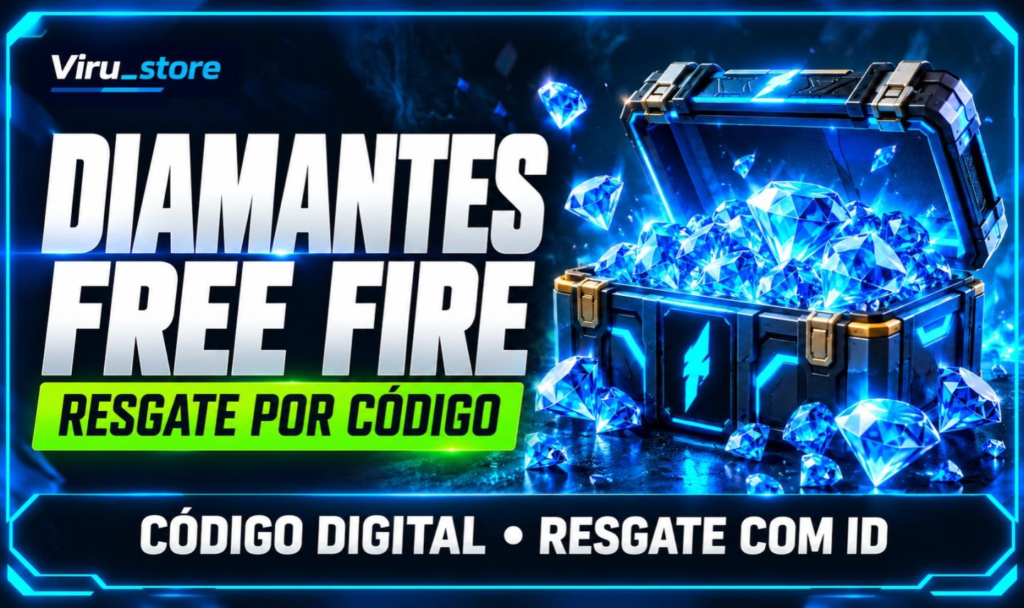 DIAMANTES FREE FIRE - CODIGO DIGITAL [ENTREGA AUTOMATICA 24/7] ENVIO IMEDIATO