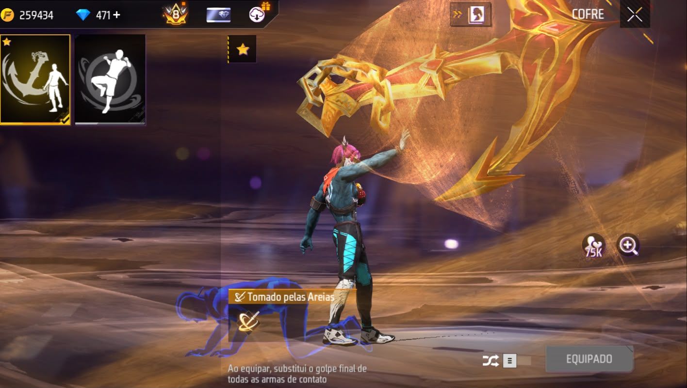 Conta free fire gemada com ragnarok, barbinha, punho, 800+ peitorais, prime 8
