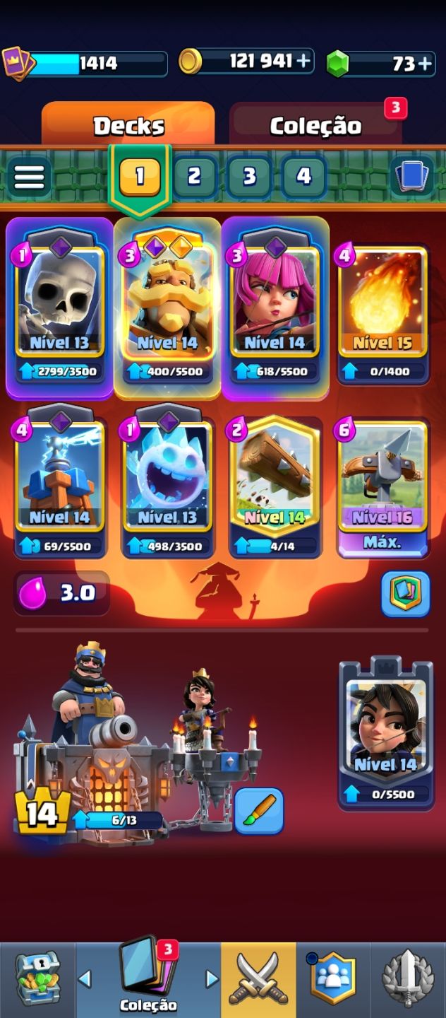 Clash Royale 9k troféus