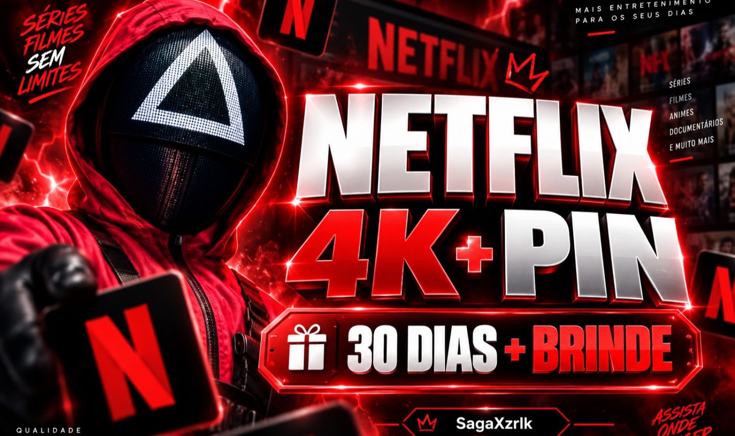 NETFLIX 4K ULTRA HD 30 DIAS