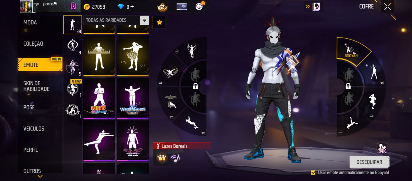 Conta free fire