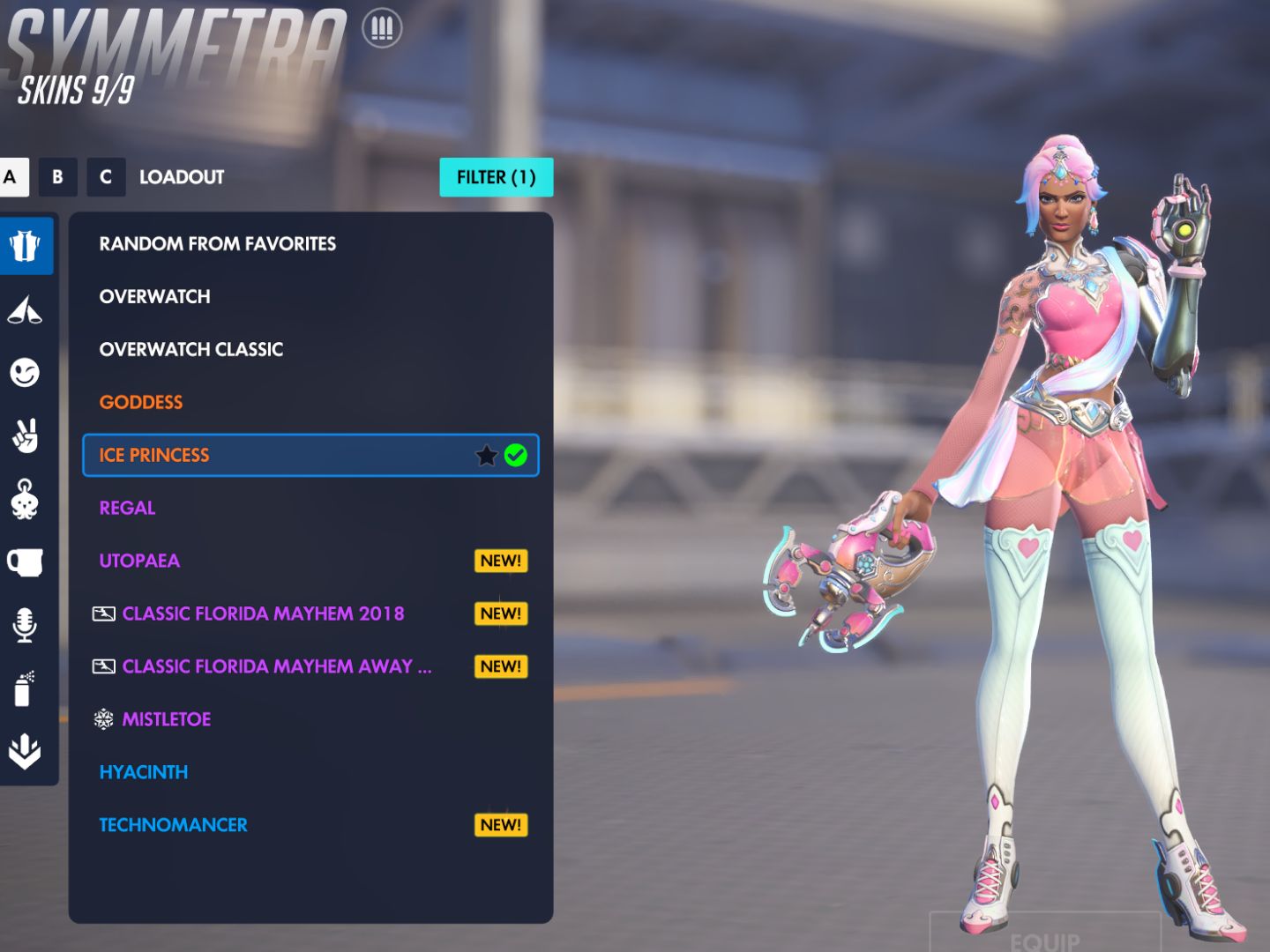 +30 SKINS, 2019 ALL-STAR MERCY, 1100 OVERWATCH COINS, FESTIVE KIRIKO, 8BIT
