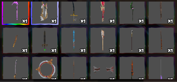 ITENS/FRUTAS/ARMAS - GRAND PIECE ONLINE (GPO)