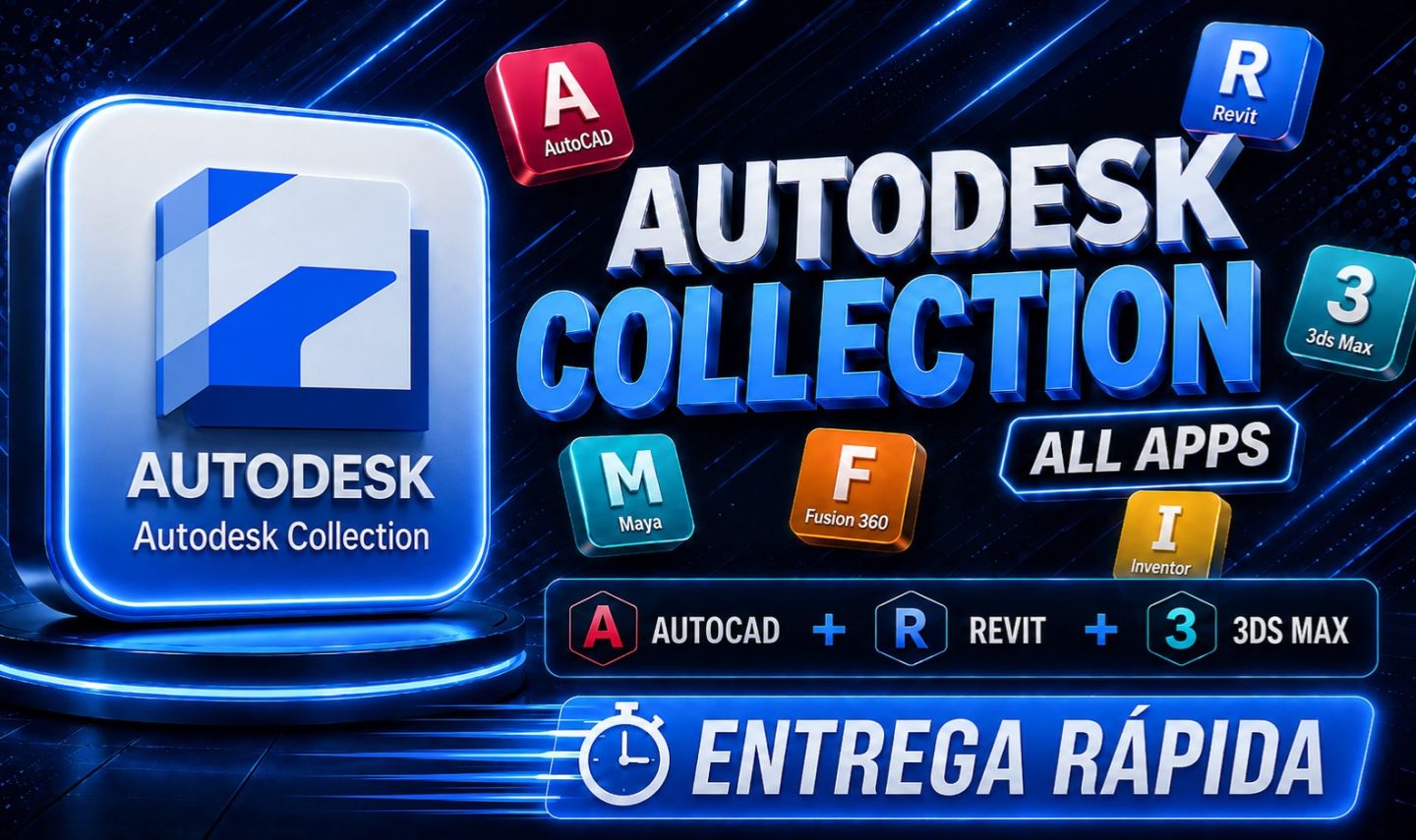 Programas Autodesk - ENTREGA RÁPIDA