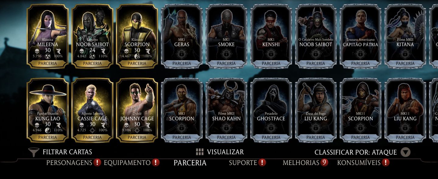 Conta Mortal Kombat Mobile para Iphone - ios