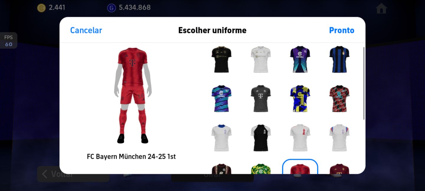 Preço negociável, conta efootball full e rara