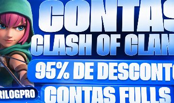 [PROMOÇÃO] CONTAS CLASH OF CLANS CV 9 A 18 COM OS MELHORES PREÇOS