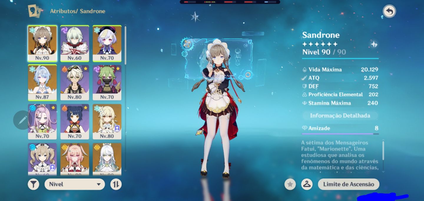 CONTA COM PERSSONAGENS META: SANDRONE C1, ODETTE, LINNEA, FLINS E MUITO MAIS!