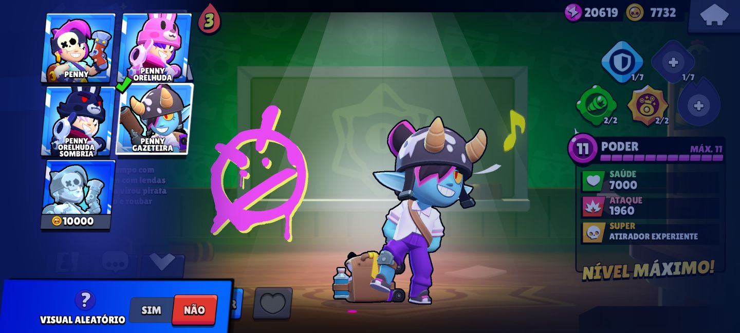 CONTA BRAWS STAR MUITO RARA E GEMADA 8 ANOS DE CRIAÇÃO FULL BRAWLES.