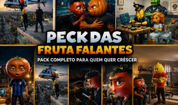 PACK COM +200 VÍDEOS IA DAS FRUTAS!
