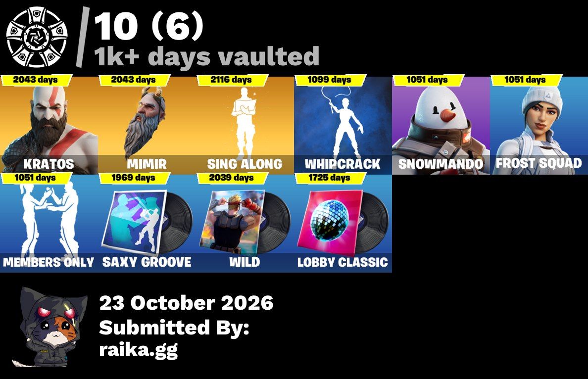 CONTA RARA DE FORTNITE COM KRATOS E SKINS RARAS