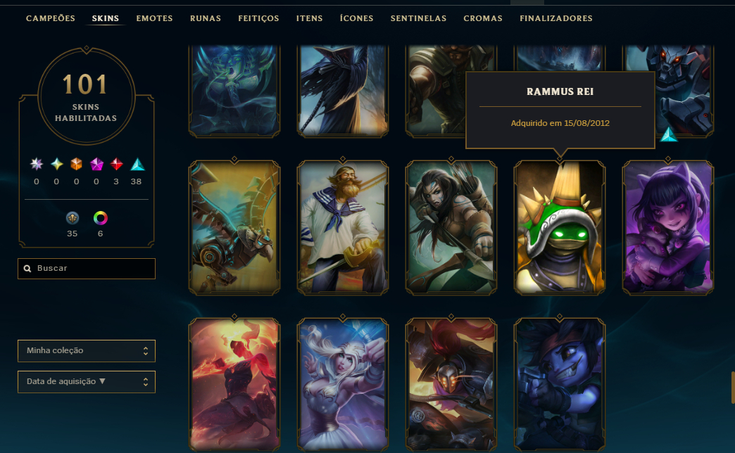 CONTA HANDLEVEL SEASON 2 MASTER 300+ PONTOS