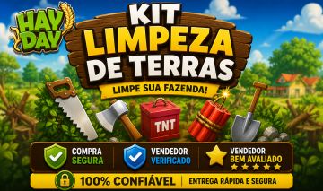 HAY DAY - KIT LIMPEZA DE TERRAS