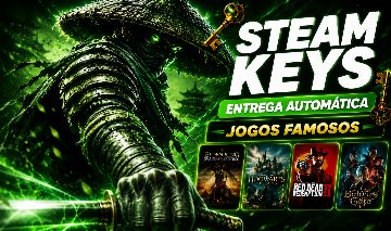 STEAM KEY ULTRA + 2 BRINDES - RANDOM triple A/ jogos FAMOSOS / caros / 200