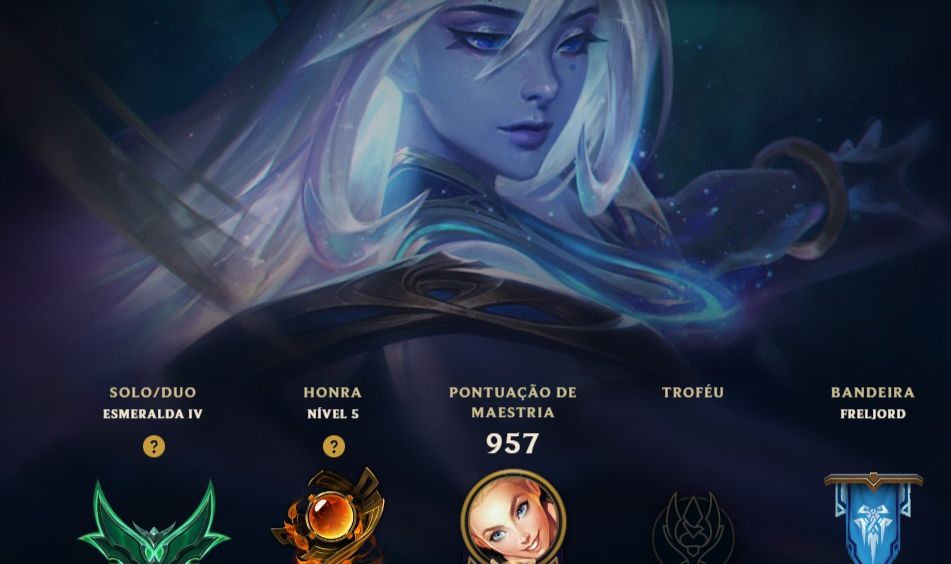 Conta de lol único dono, mais de 10 anos lvl 670 com 585 skins