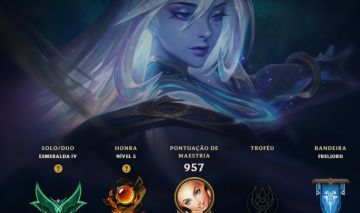 Conta de lol único dono, mais de 10 anos lvl 670 com 585 skins