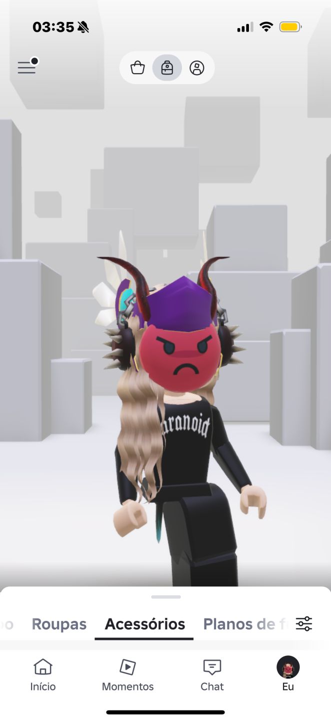 Conta do roblox
