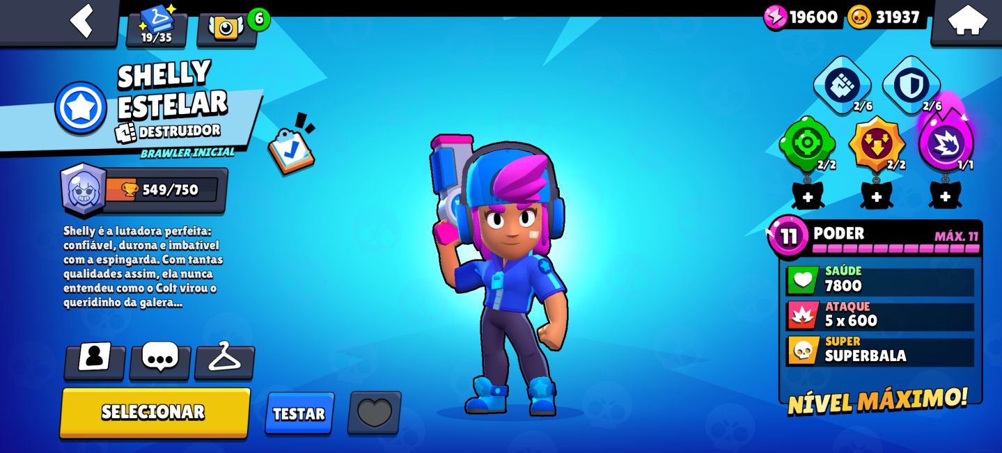 CONTA DE BRAWL STARS ANTIGA DE 2018