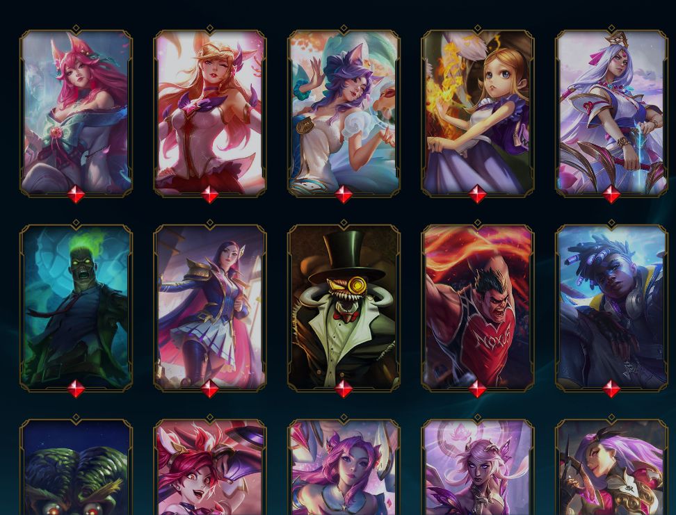 Conta Lol platina 4 com 417 skins, Full acess