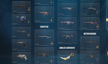 Conta valorant, skin de vandal, phantom e faca