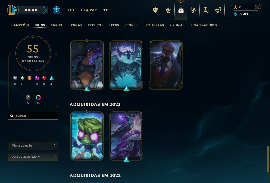 CONTA LOL ESMERALDA 4