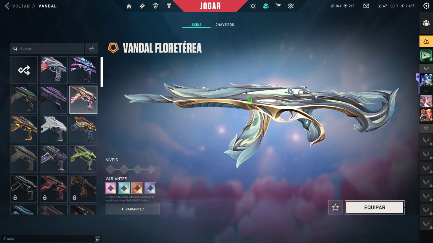 Conta com 8 vandais boas