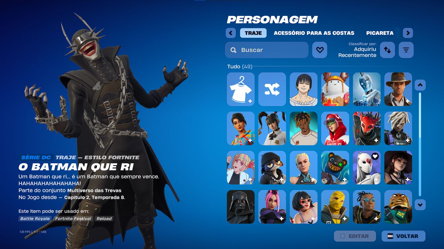 CONTA FORTNITE BARATA, SKINS E JOGOS