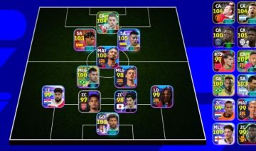 Conta de efootball boa barata com aguero e ronney