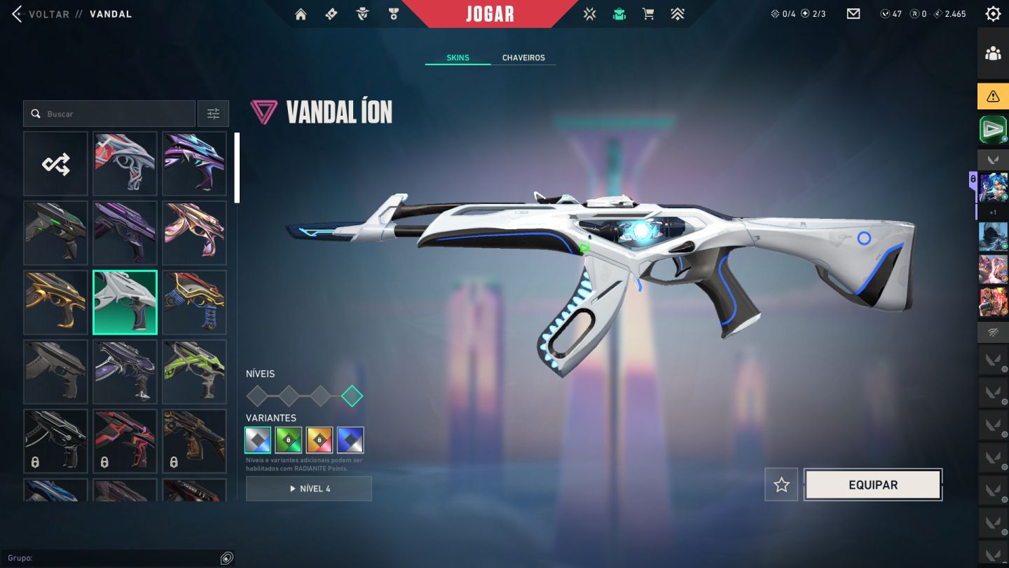 Conta com 8 vandais boas