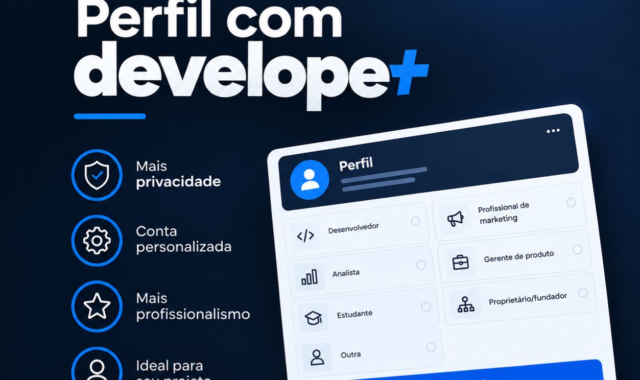 Perfil com develope+