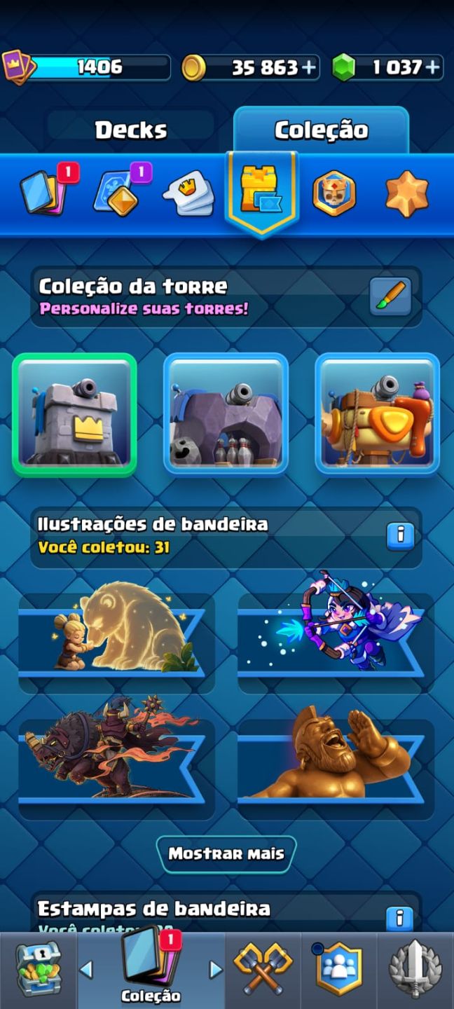 Conta Clash Royale