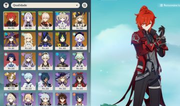 Conta com Skin do Diluc AR56