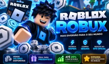 ROBUX ROBLOX POR CÓDIGO | MENOR PREÇO DO SITE | RESGATE FÁCIL | ENTREGA RÁPIDA
