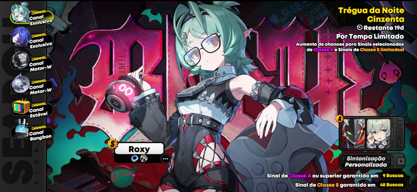 Conta ZZZ - Ramielle + bis, Jane doe + skin + bis, Lucia, Harumasa, Zhao.